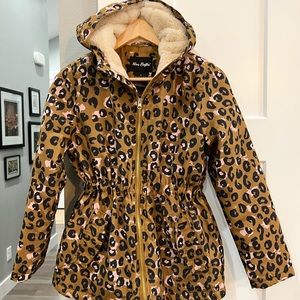 Miss Selfie animal print jacket, size 14 girls